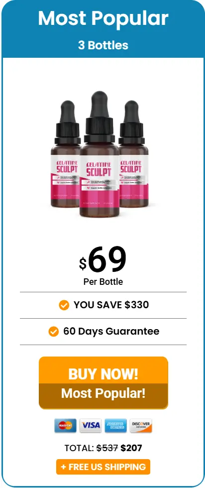 Gelatine Sculpt - 3 Bottle
