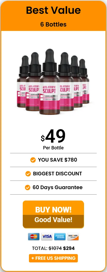 Gelatine Sculpt- 6 Bottle